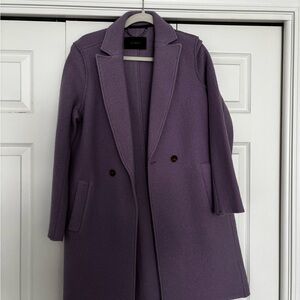 J. Crew Women's Purple Daphne coat